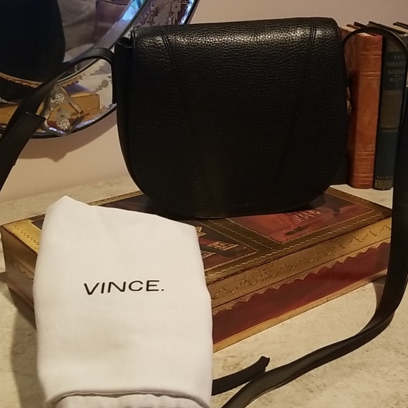 Vince Handbags - Vince Modern V Leather Crossbody Bag